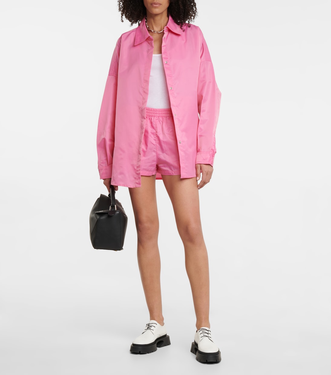 Perla shirt jacket and shorts set | The Frankie Shop
