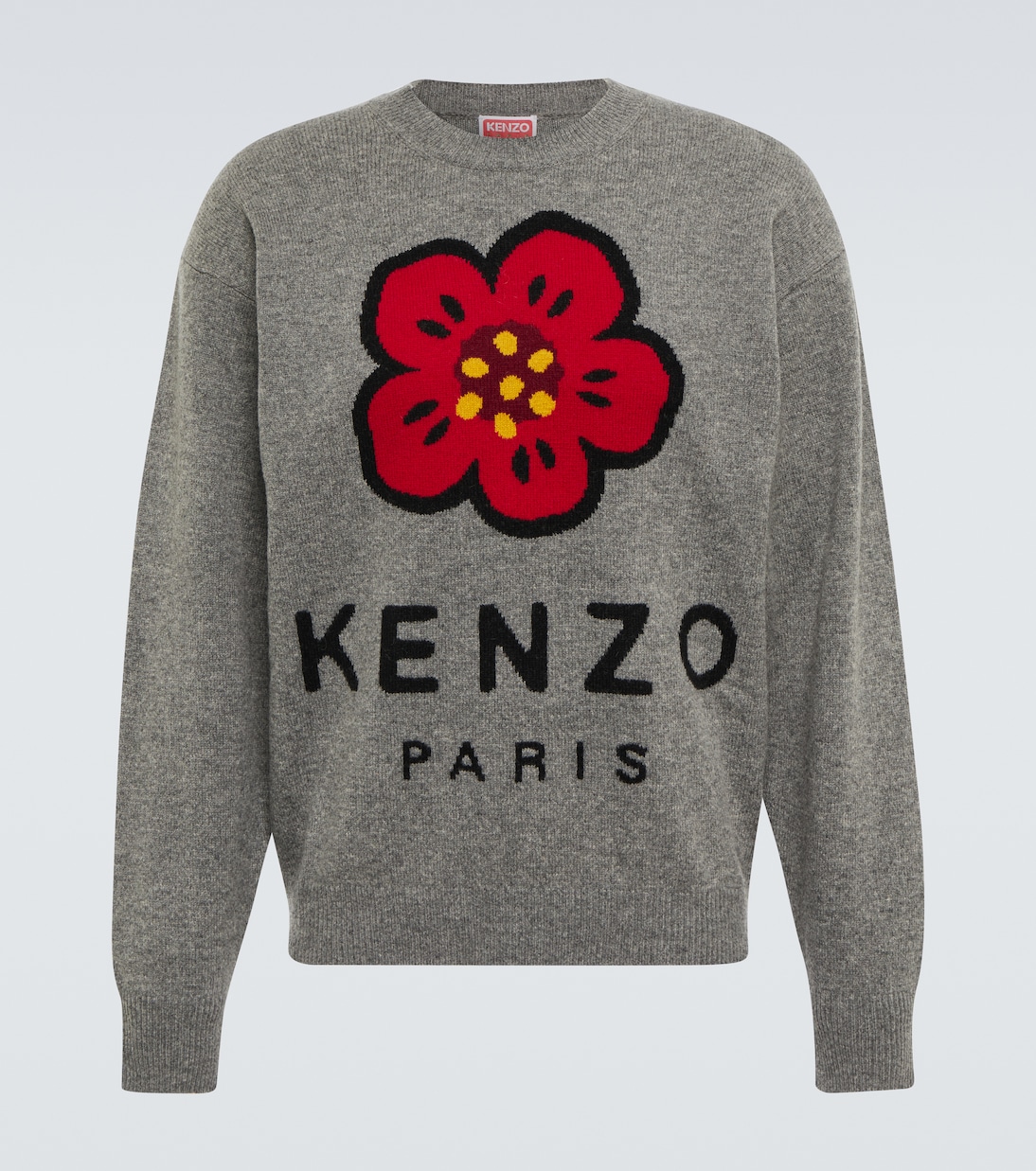 Pullover Boke Flower in lana jacquard | Kenzo