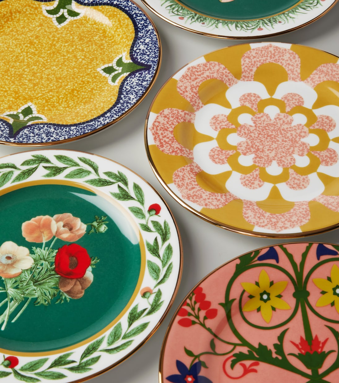 Libellula set of 6 dessert plates in multicoloured La Double J Mytheresa