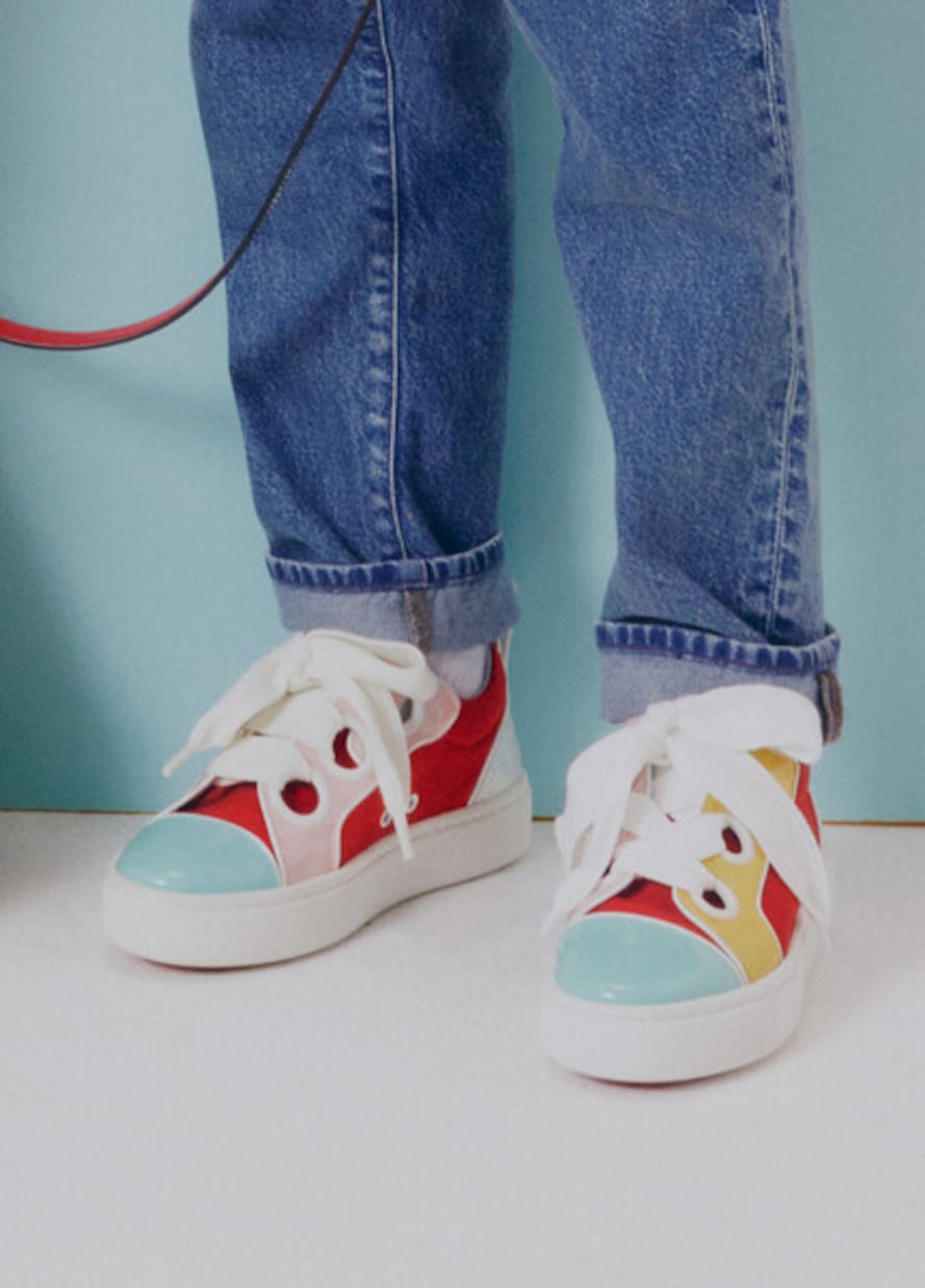 Patent leather sneakers | Christian Louboutin Kids