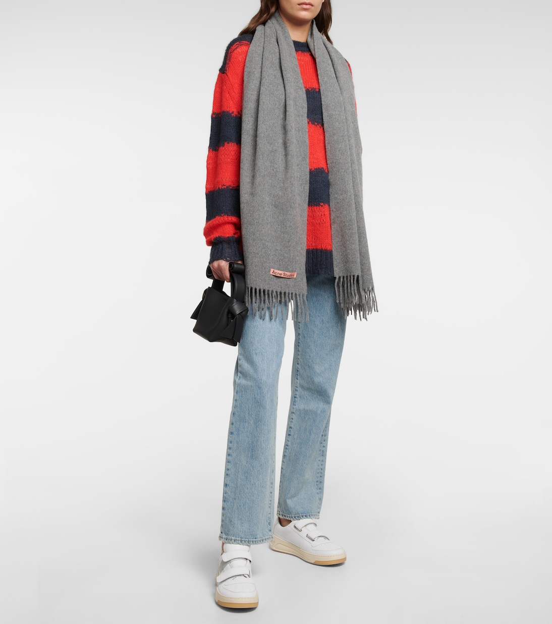 Sciarpa in lana ACNE STUDIO per giovani, stile Canada