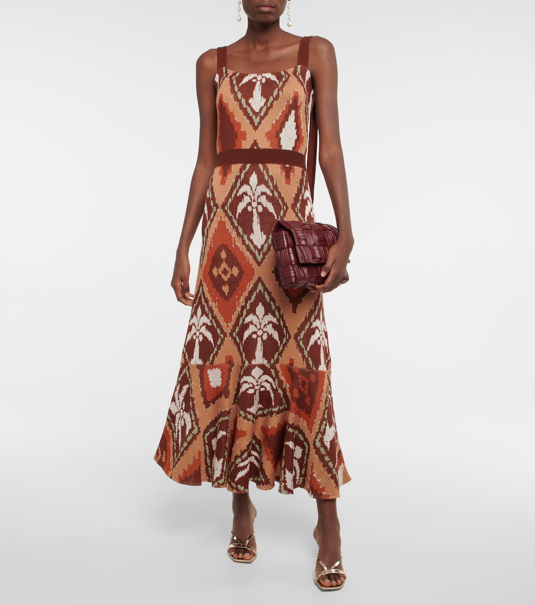 Vestido midi Nymph Secrets de algodón | Johanna Ortiz