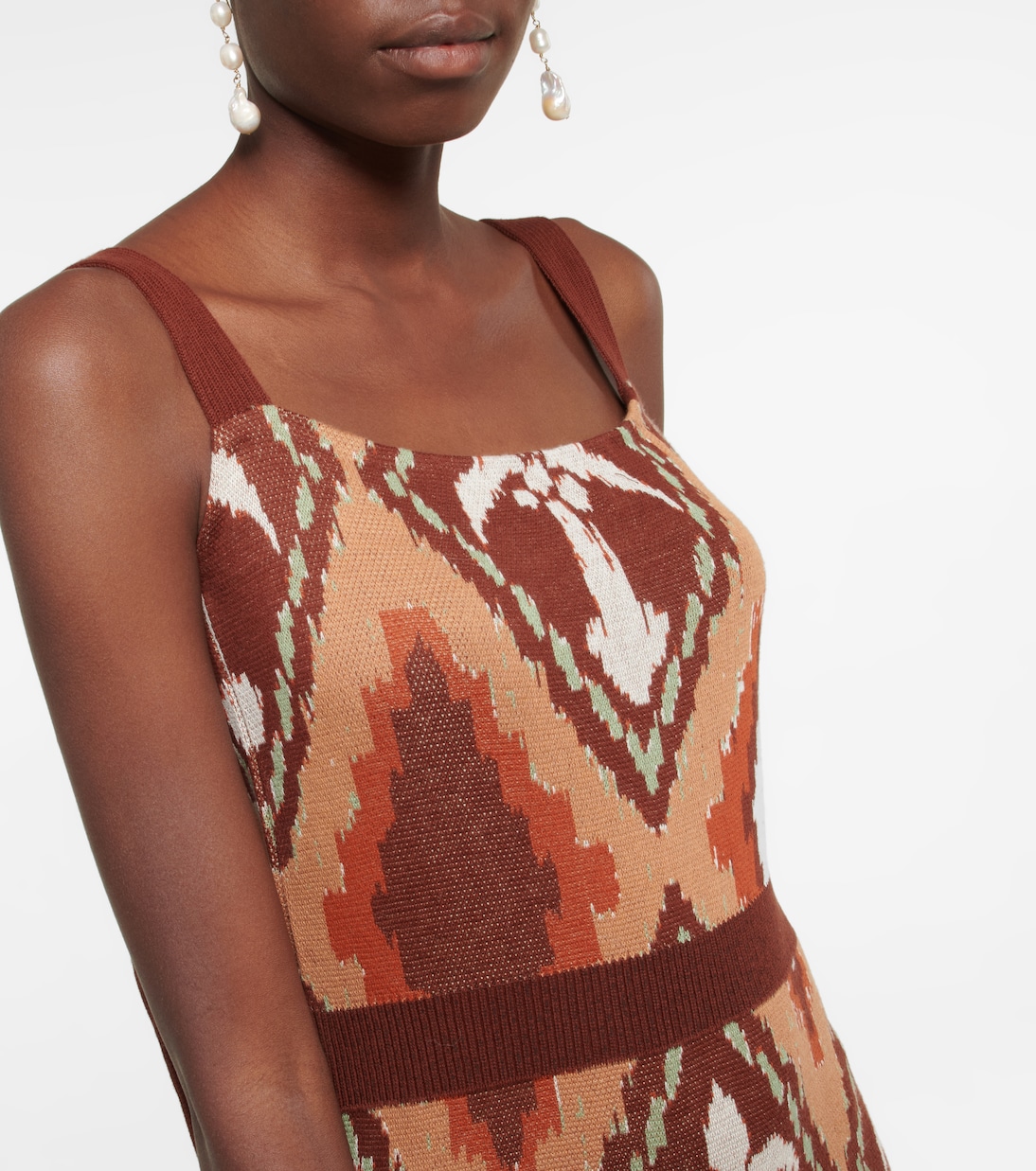 Vestido midi Nymph Secrets de algodón | Johanna Ortiz