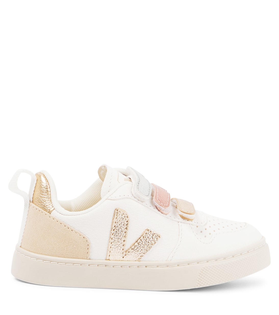 Baskets V-10 en cuir et daim | Veja Kids