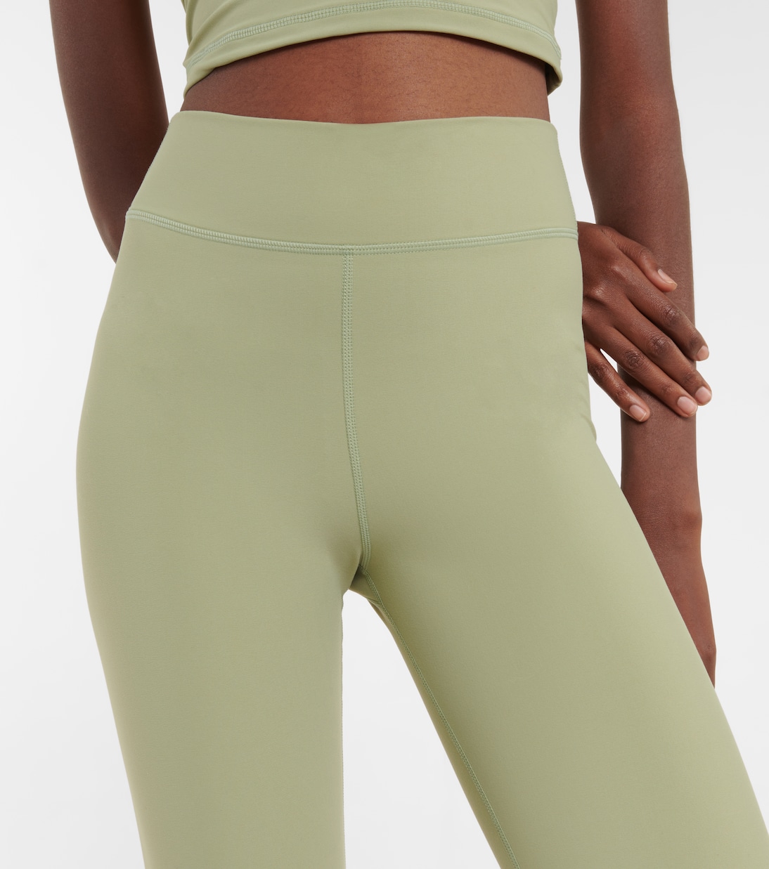 Leggings Peached de tiro medio cropped | The Upside