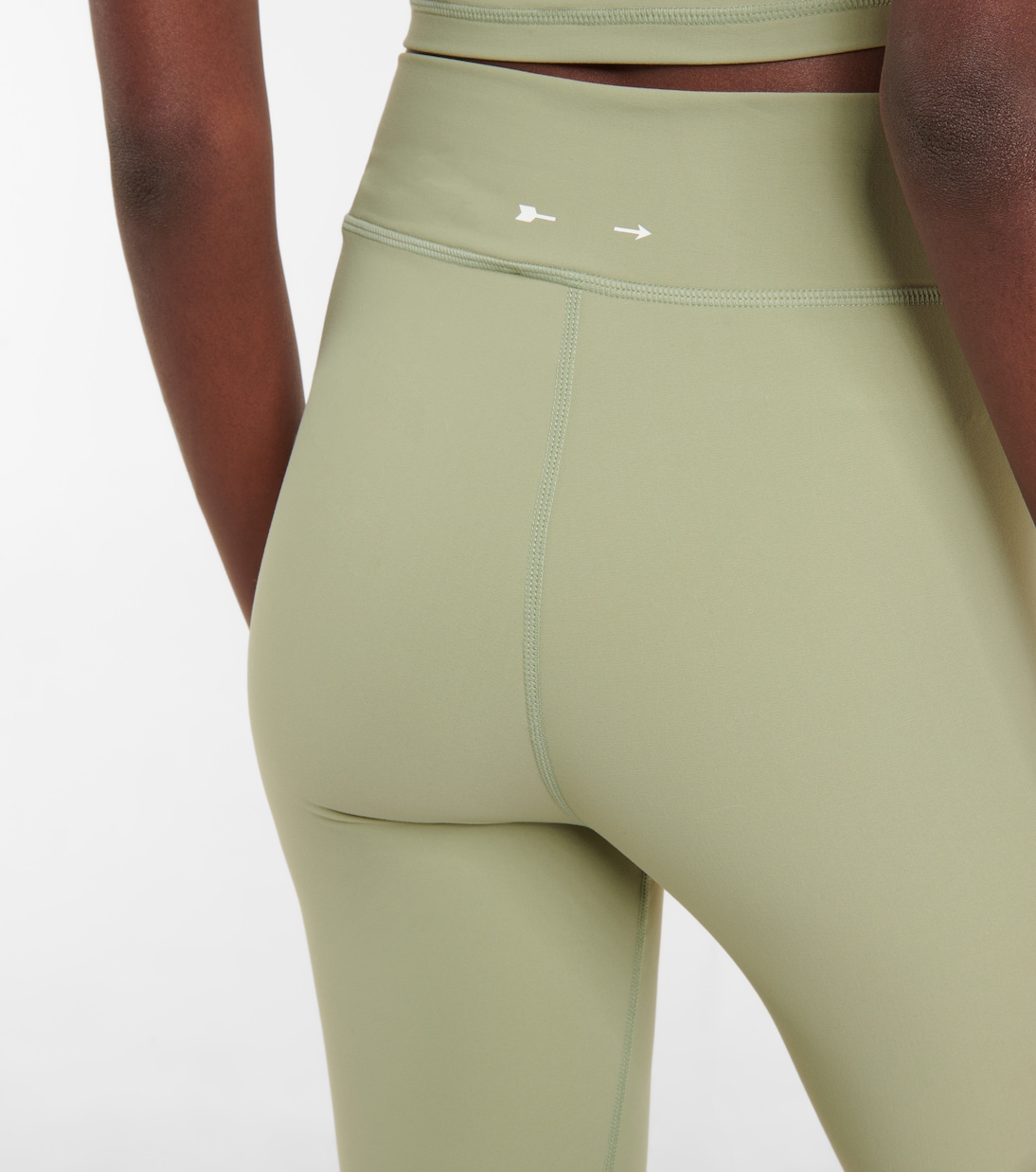 Leggings Peached de tiro medio cropped | The Upside