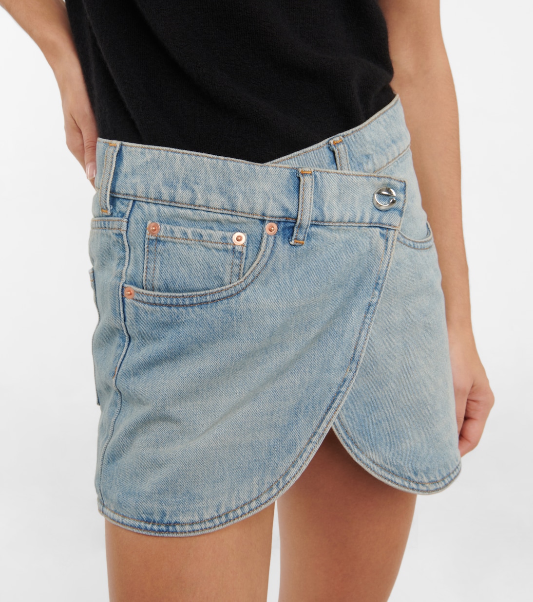 Mini-jupe en jean | Coperni