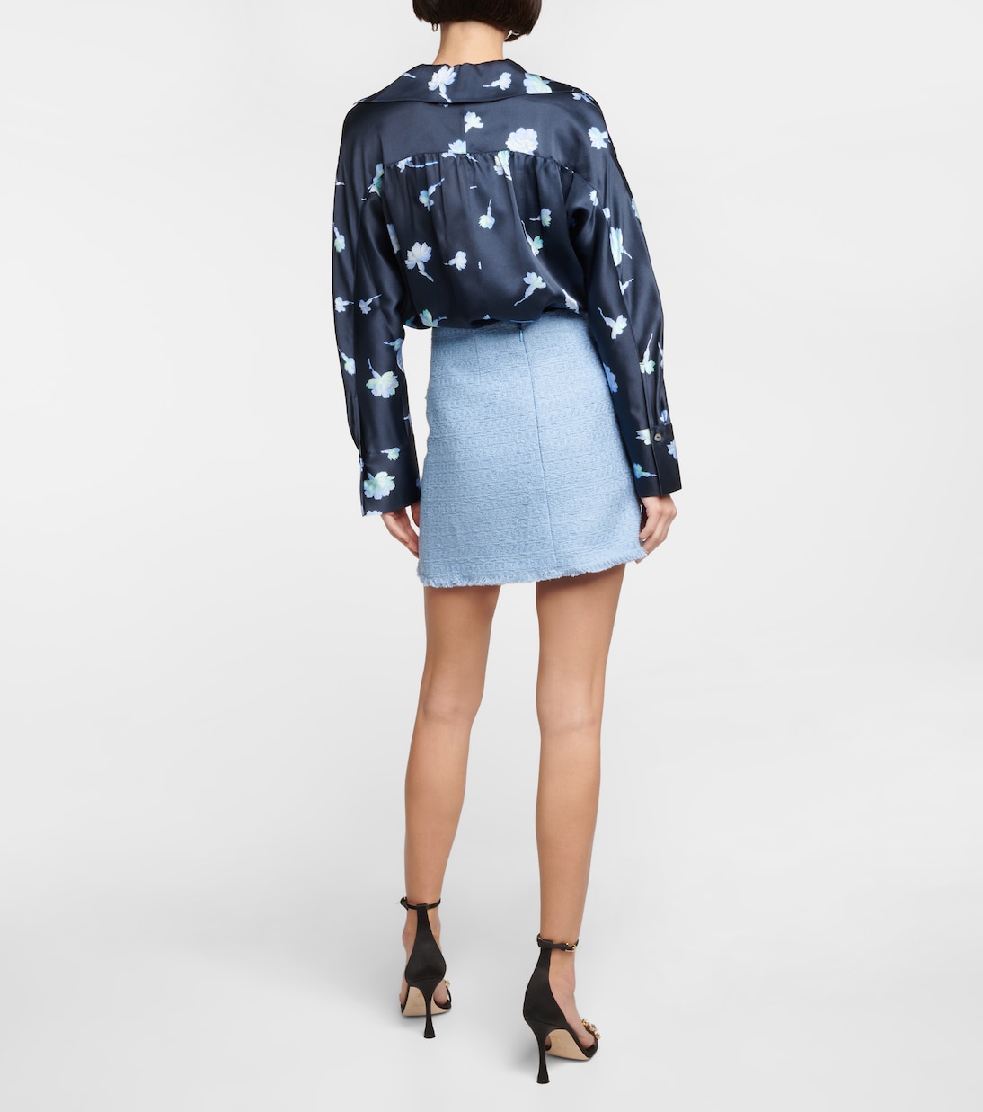 Cotton-blend miniskirt | Oscar de la Renta