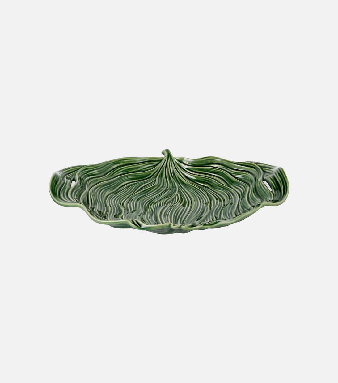 Folhas Banana Leaf ceramic platter | Bordallo Pinheiro