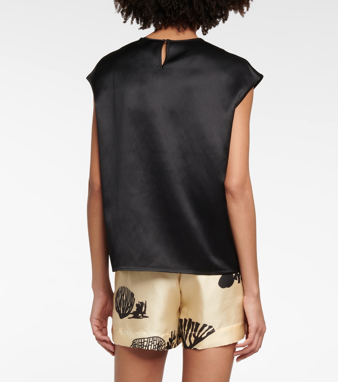 Dasha silk top | Asceno