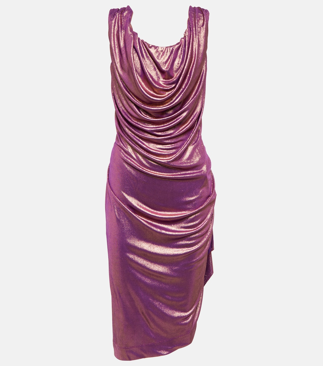 Draped metallic lamé minidress | Vivienne Westwood