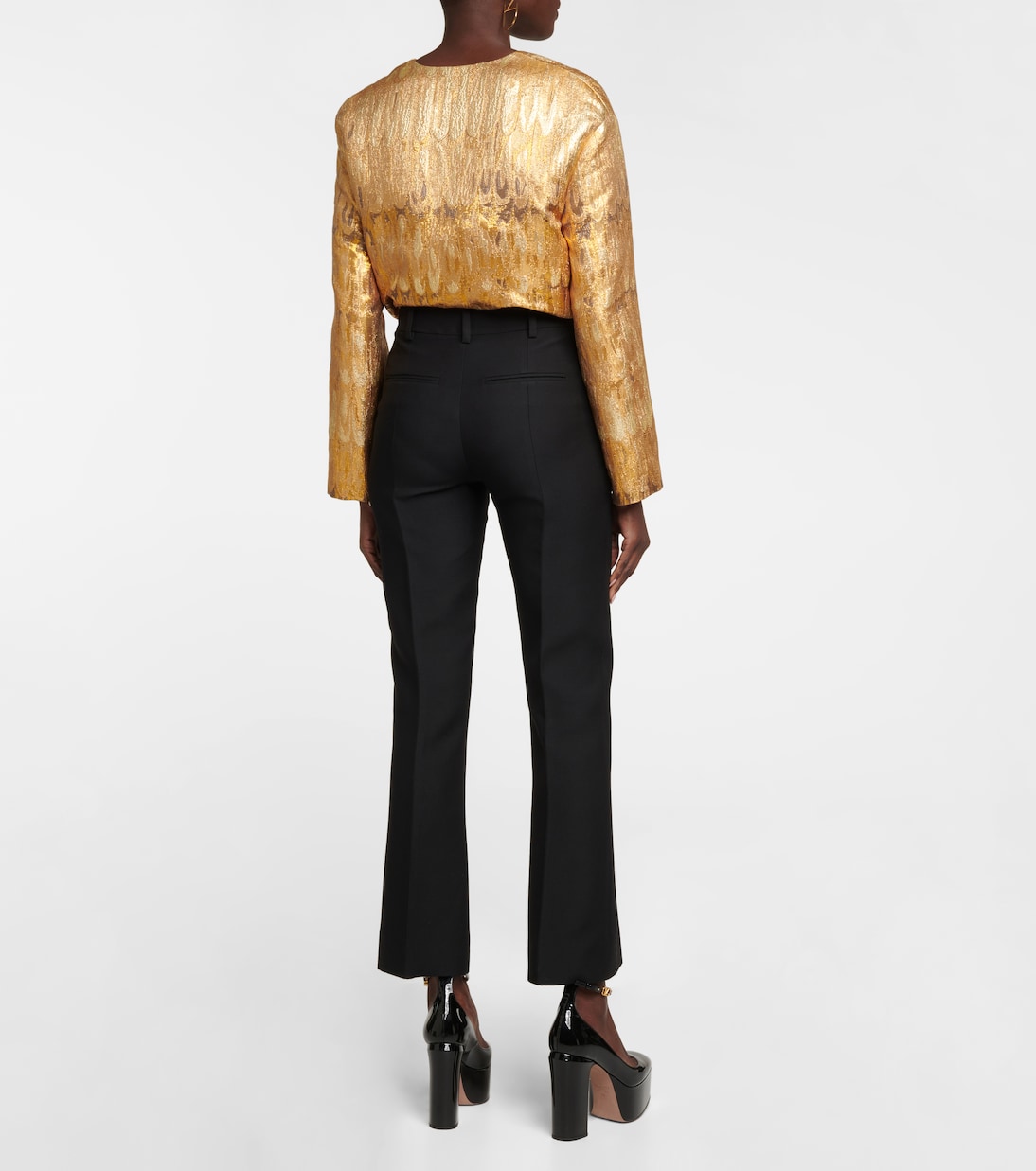 Hose VLogo Chain aus Wolle und Seide | Valentino