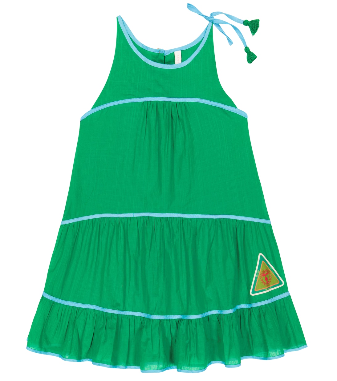 Abito Tiggy in cotone con balze | Zimmermann Kids