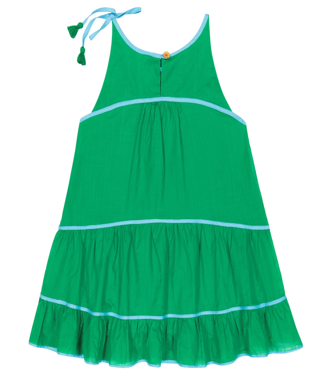 Abito Tiggy in cotone con balze | Zimmermann Kids