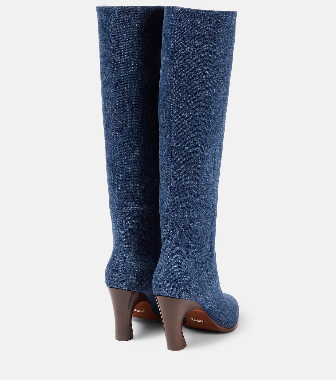 Botas altas Oli en denim | Chloé