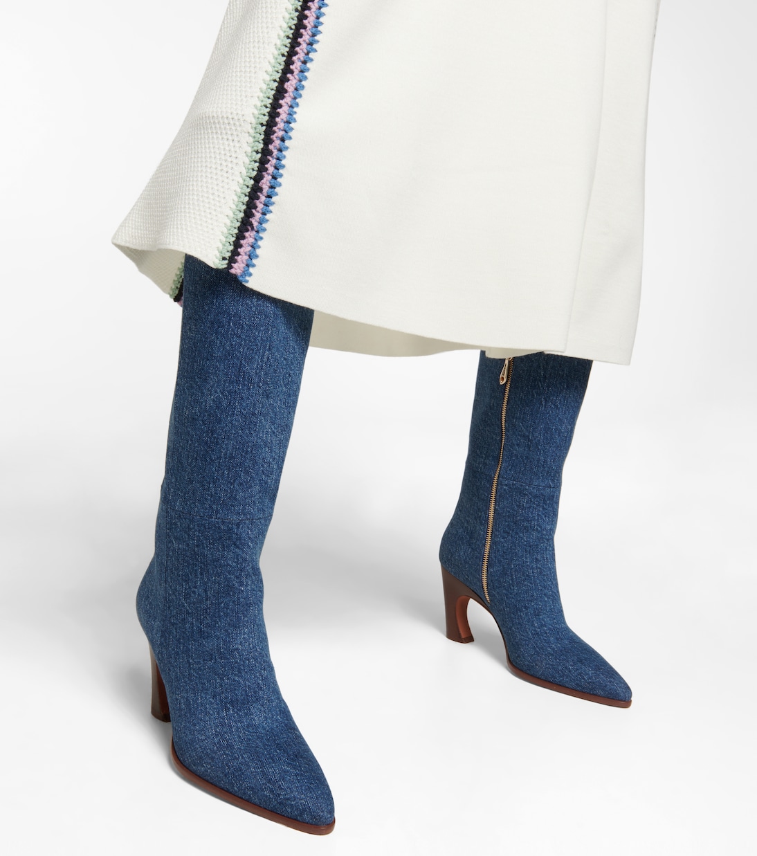 Botas altas Oli en denim | Chloé