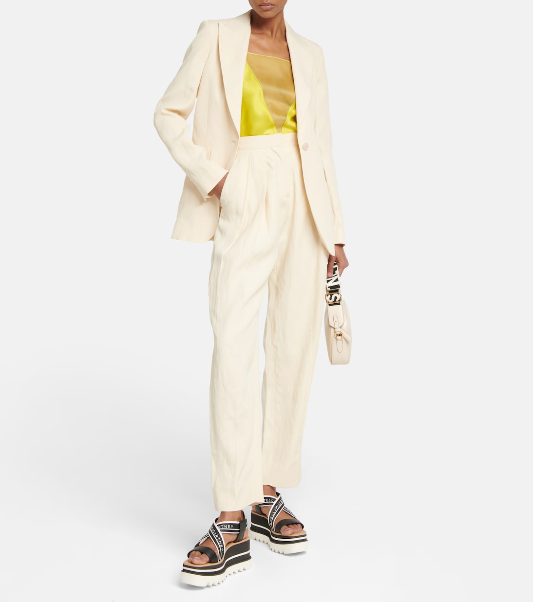 Pantalon droit à taille haute | Stella McCartney