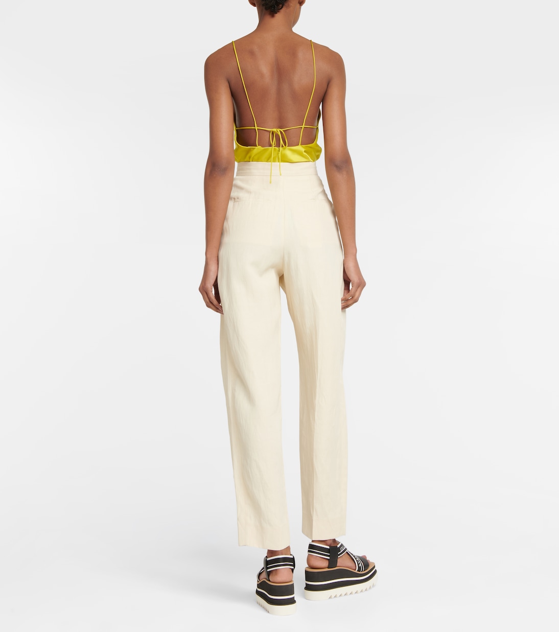 Pantalon droit à taille haute | Stella McCartney