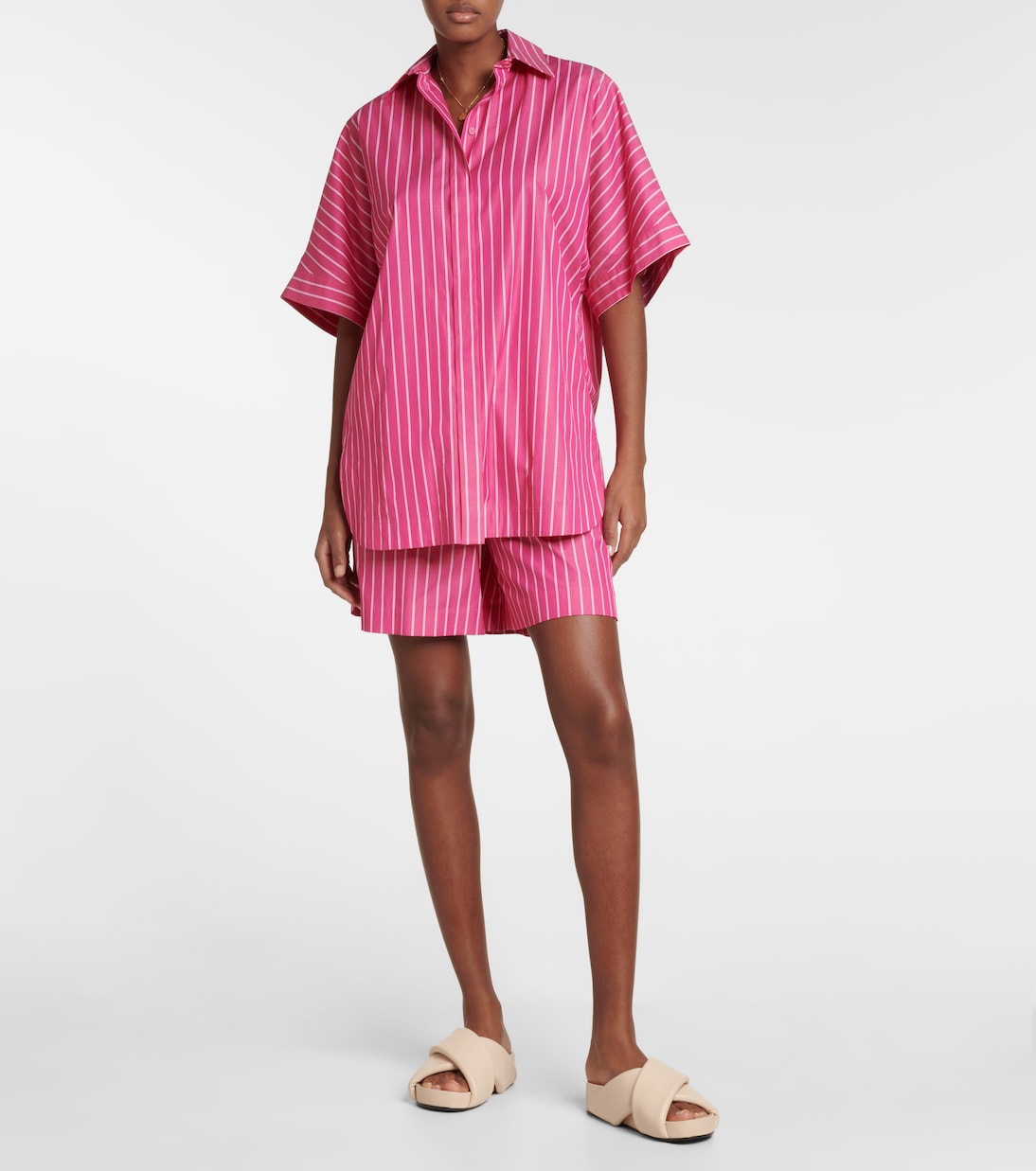 Leisure - Shorts Vezzo in cotone a righe | Max Mara