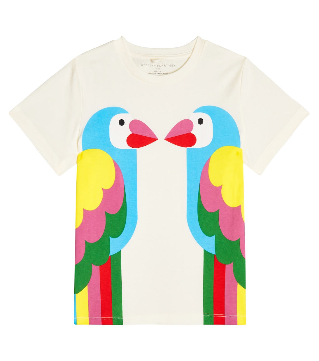 T-shirt in jersey di cotone con stampa | Stella McCartney Kids