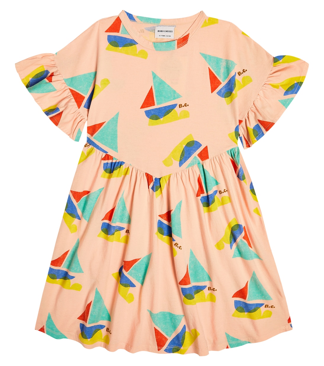 Printed cotton dress | Bobo Choses