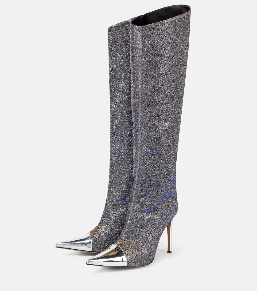 Stivali al ginocchio metallizzati | Alexandre Vauthier