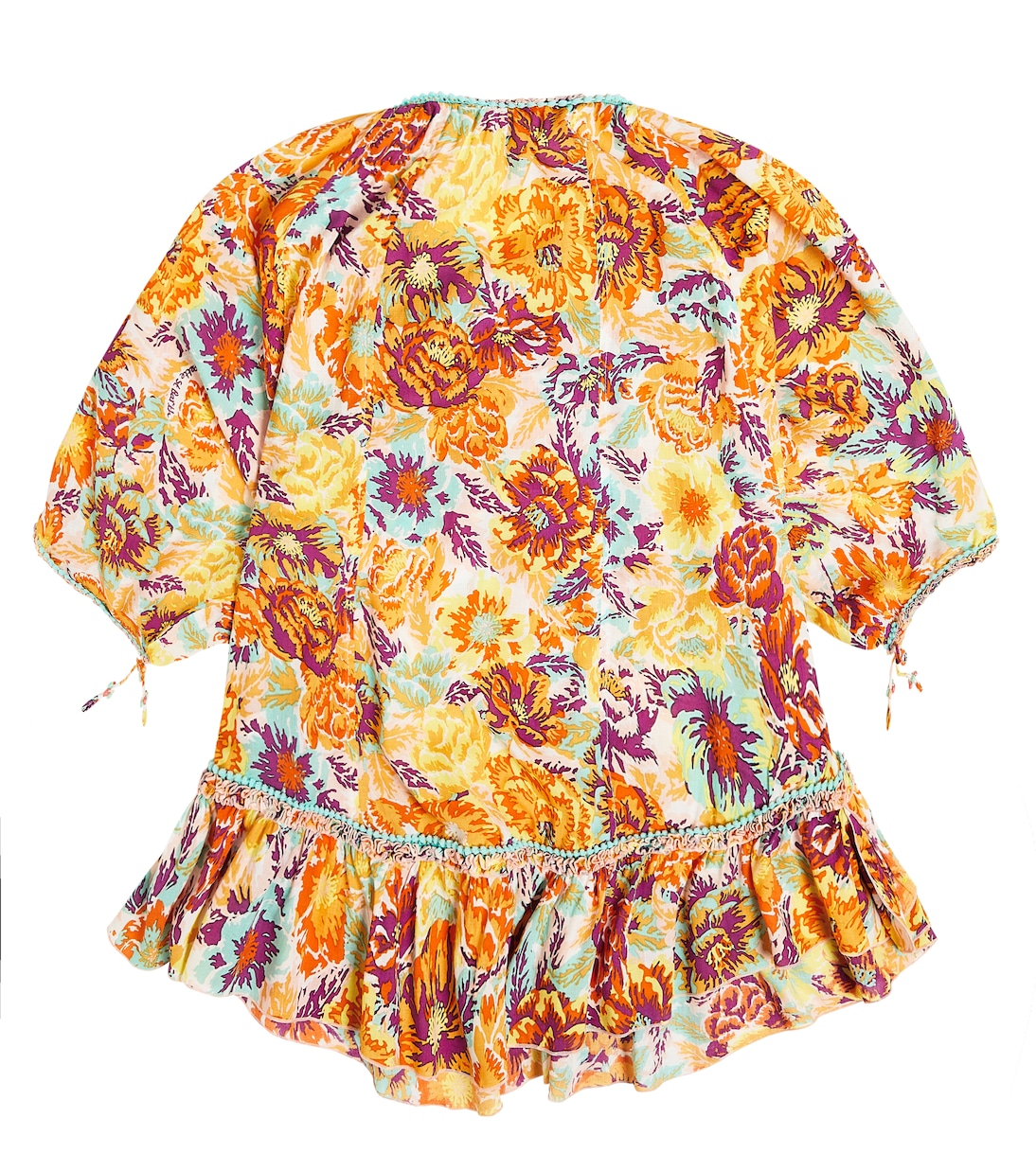 Bobo floral poncho | Poupette St Barth Kids