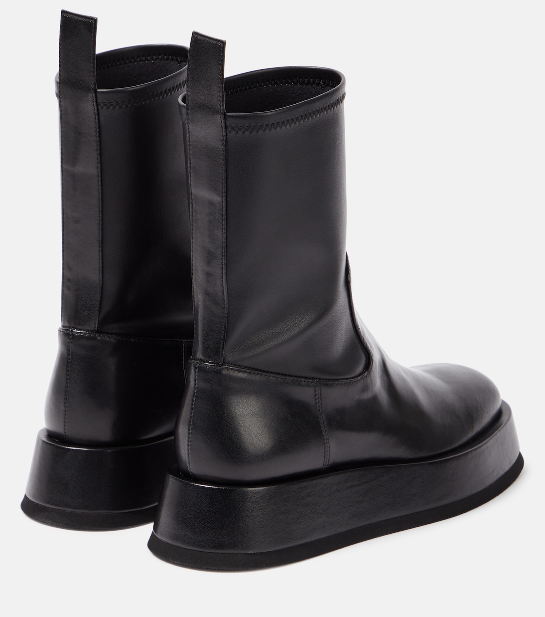 Stivaletti in similpelle con plateau | Gia Borghini