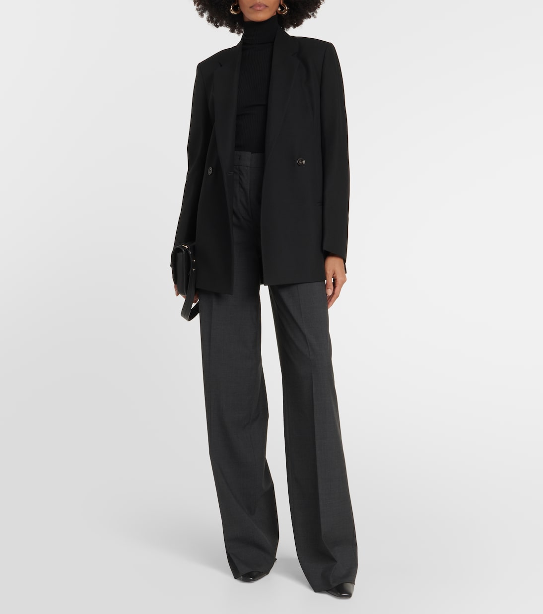 Pantalon ample Mendoza en laine vierge | Max Mara