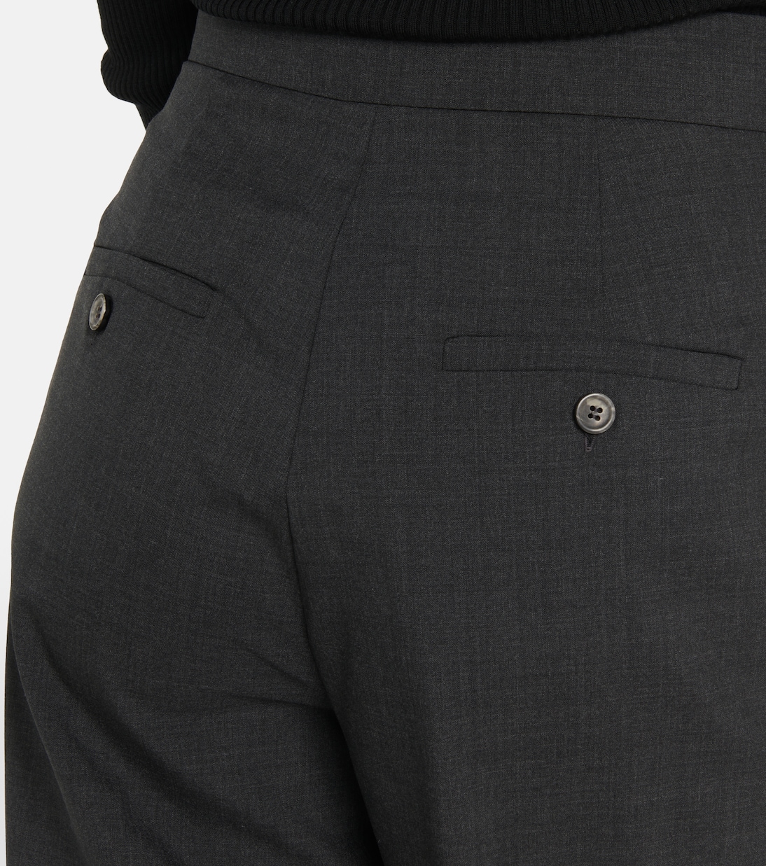 Pantalon ample Mendoza en laine vierge | Max Mara