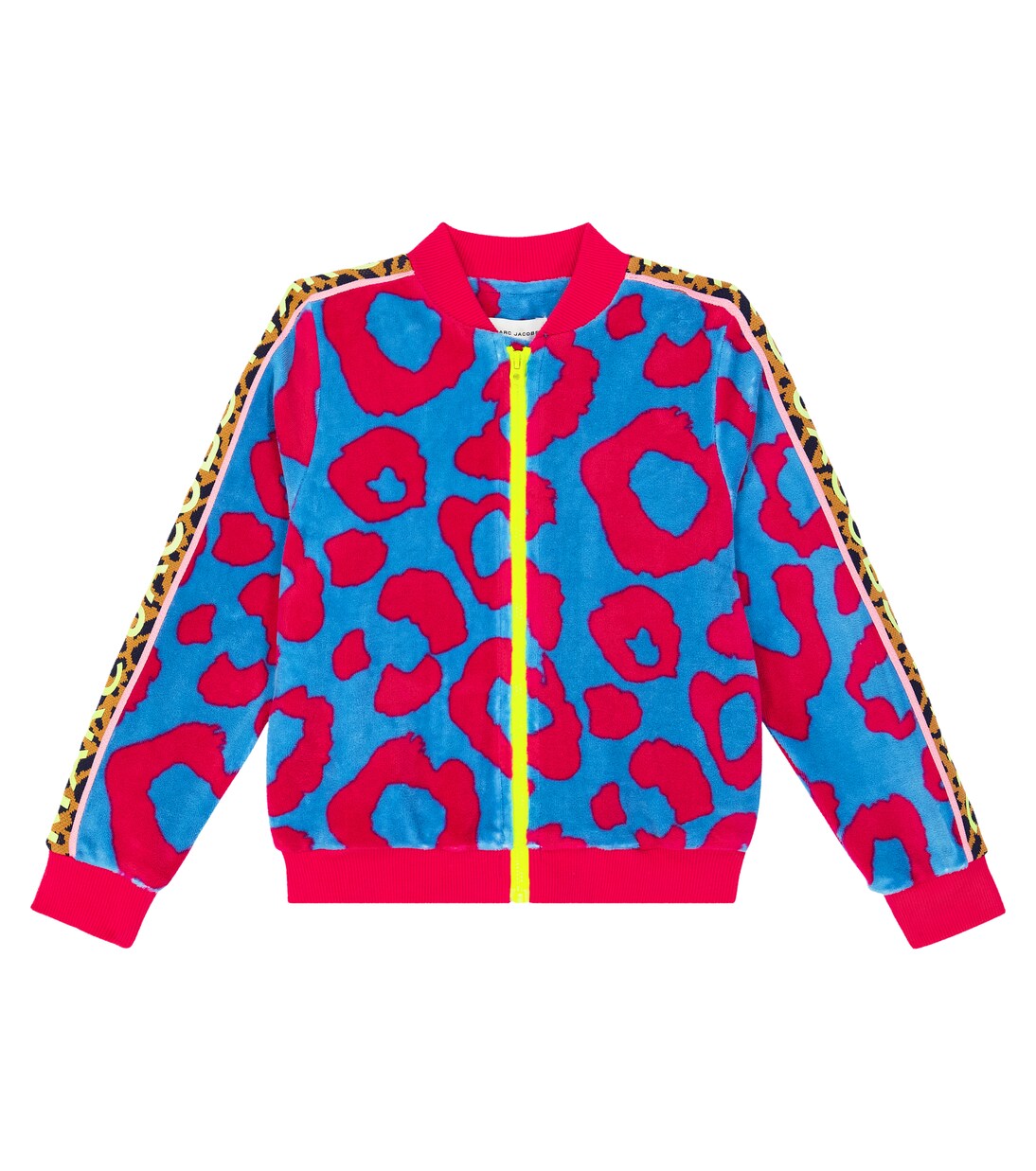 Leopard-print cotton-blend track jacket  | Marc Jacobs Kids