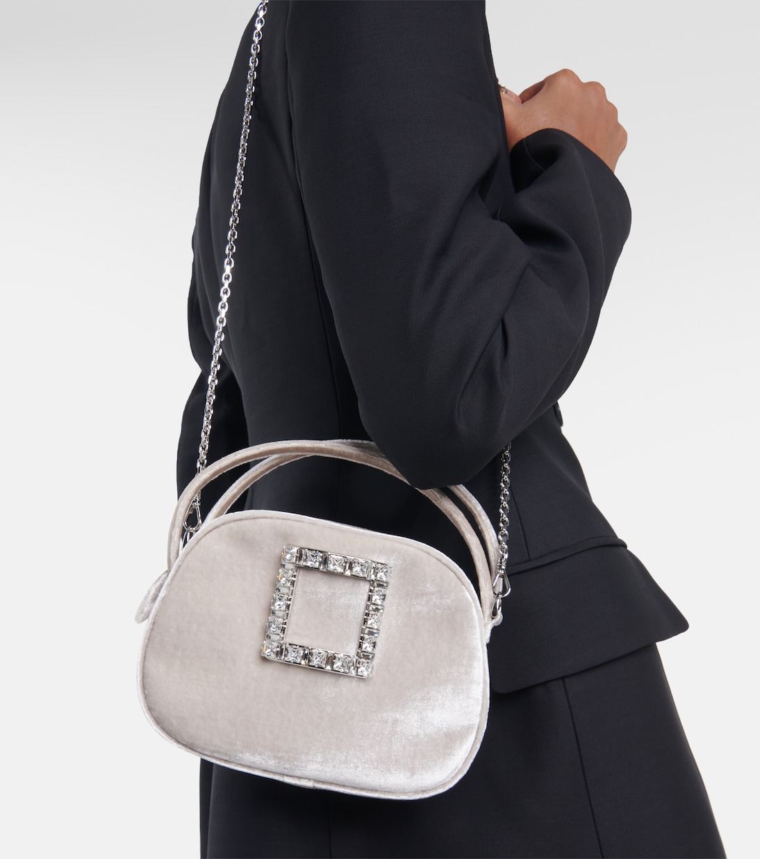 Borsa a spalla Viv' Ladybug in velluto | Roger Vivier