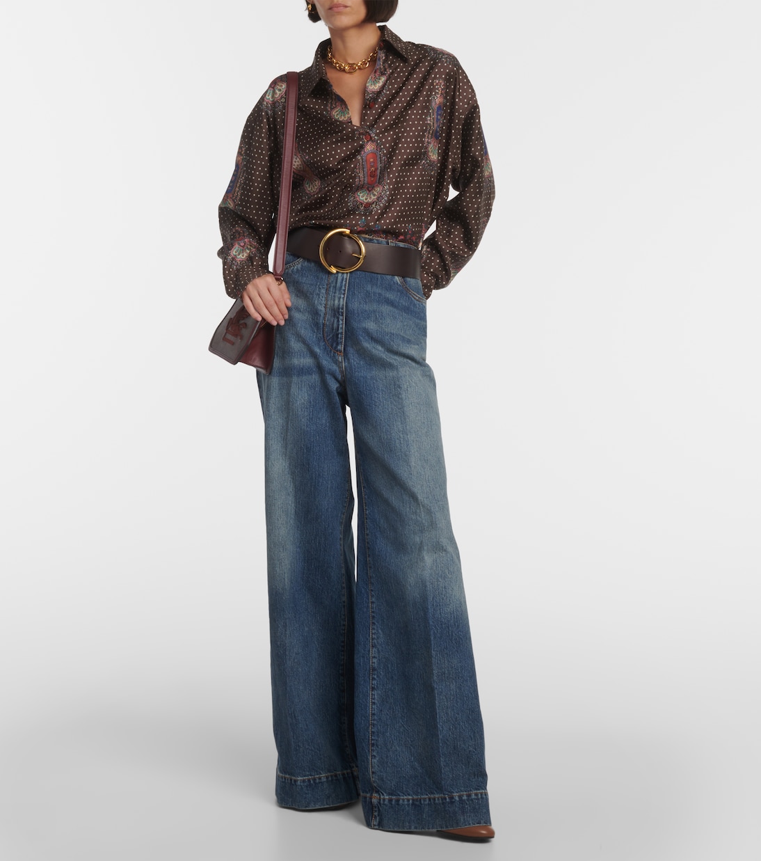 Jean ample à taille haute | Etro