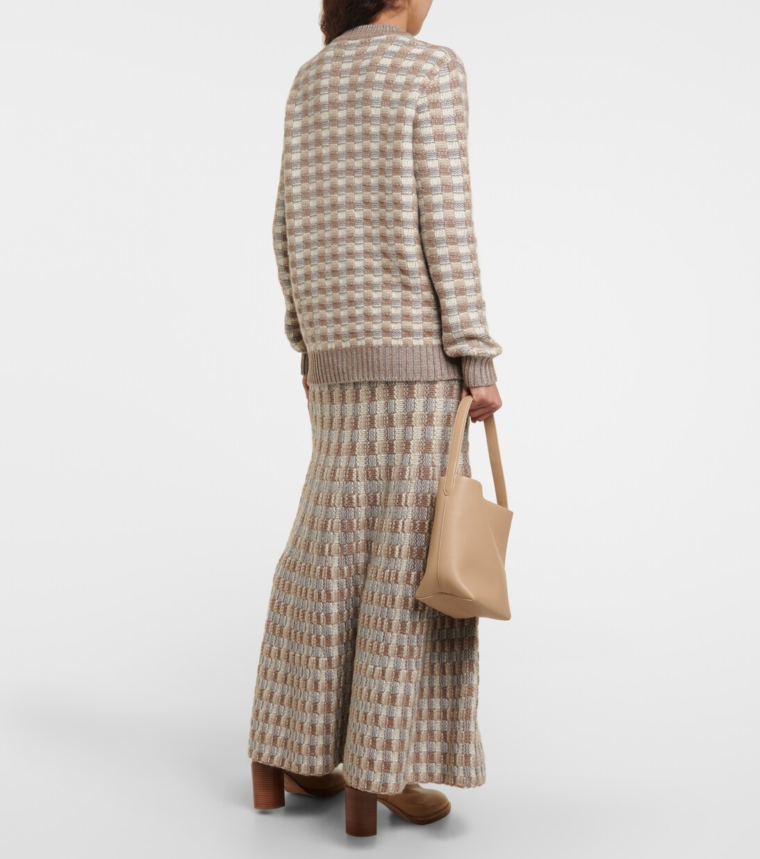 Pull Chez en cachemire à carreaux | Gabriela Hearst