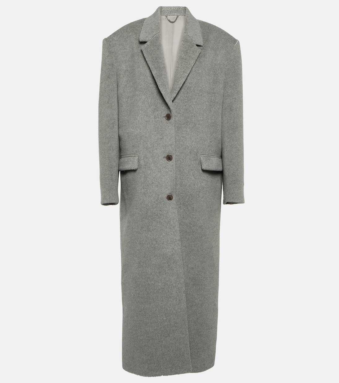 Single-breasted alpaca and wool coat | Magda Butrym