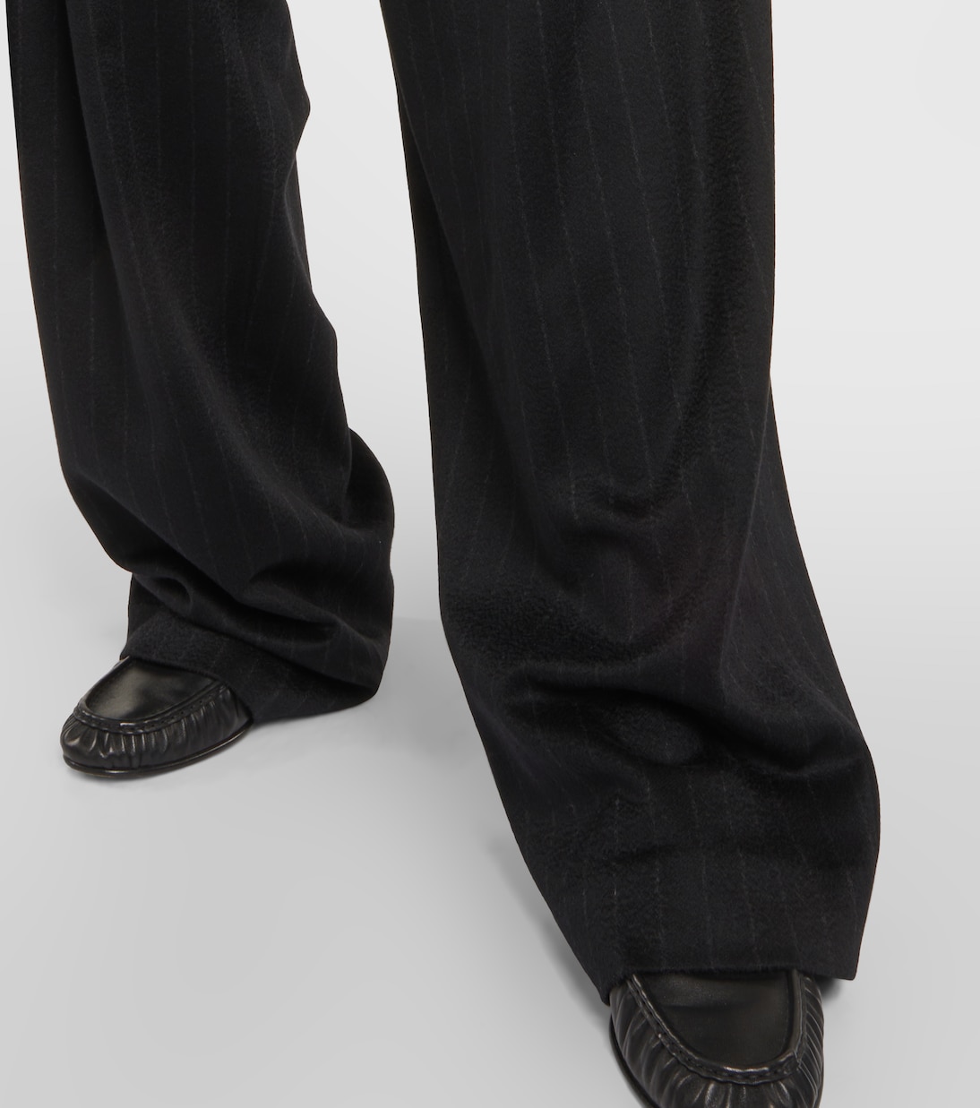 Rufos pinstripe cashmere wide-leg pants | The Row