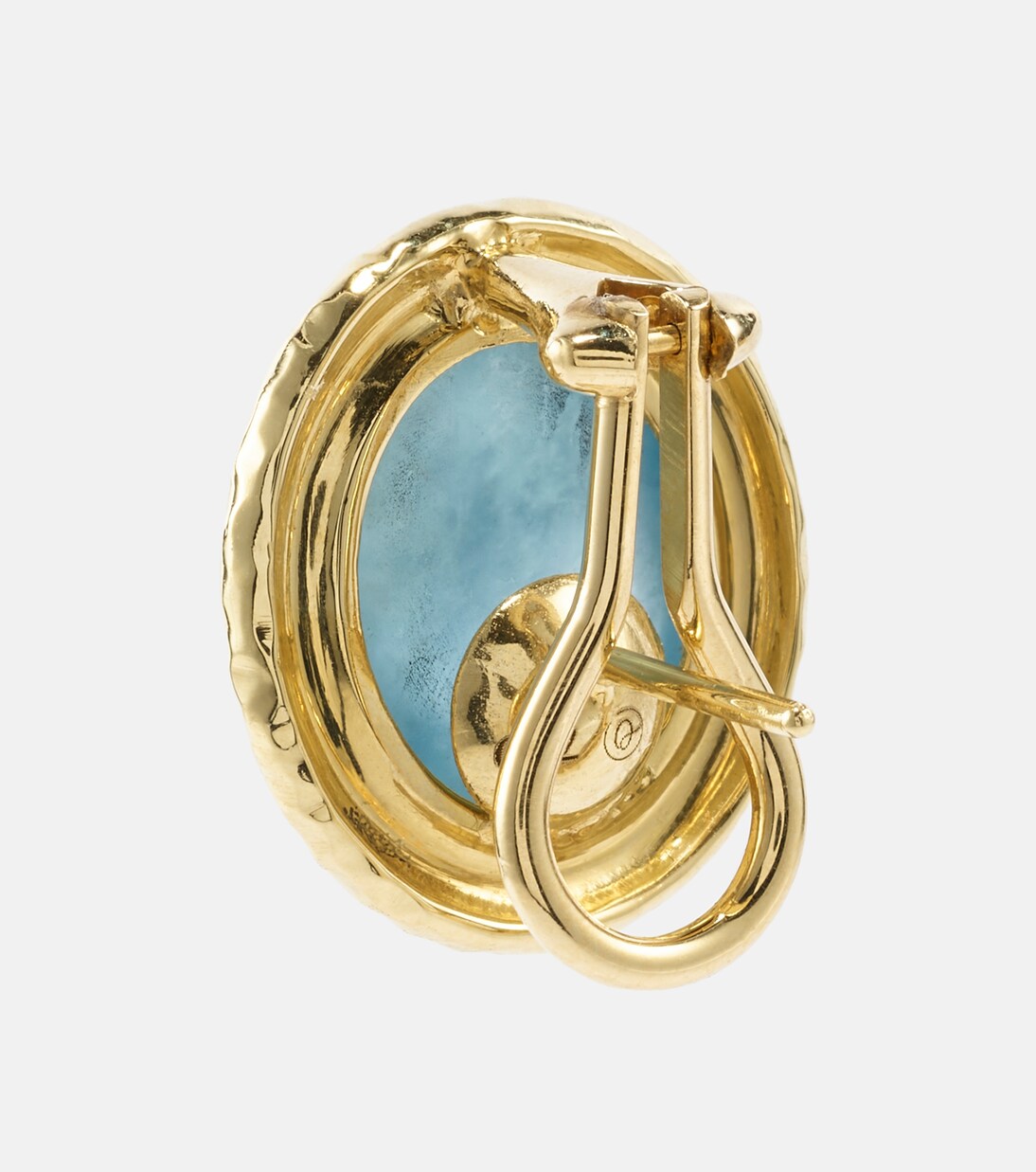 Orecchini in oro 18kt Horizon di Octavia Elizabeth con acquemarine eleganti