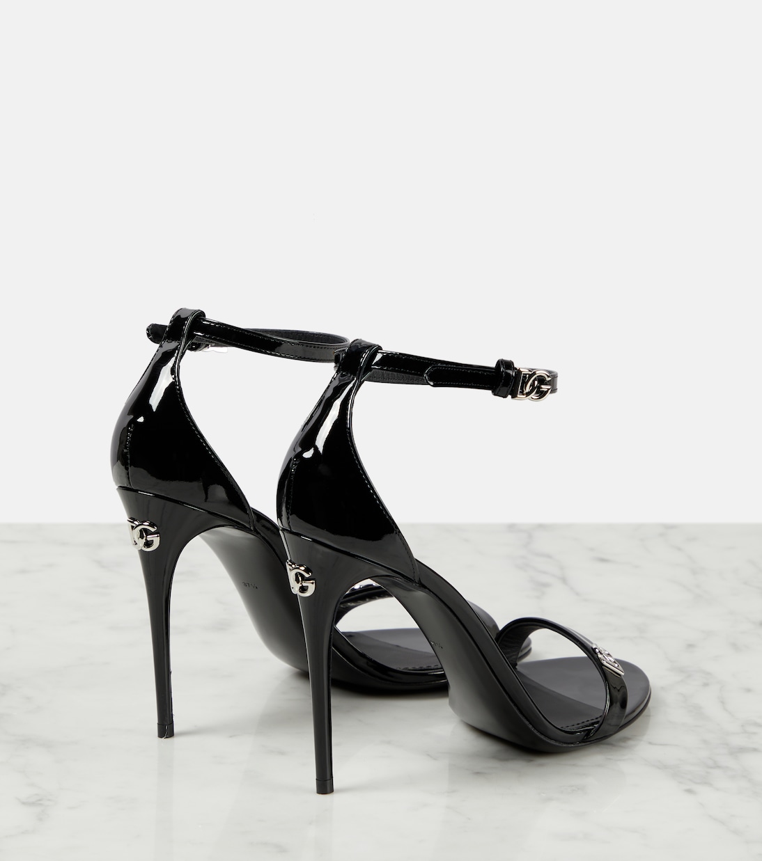 Sandales en cuir verni | Dolce&Gabbana