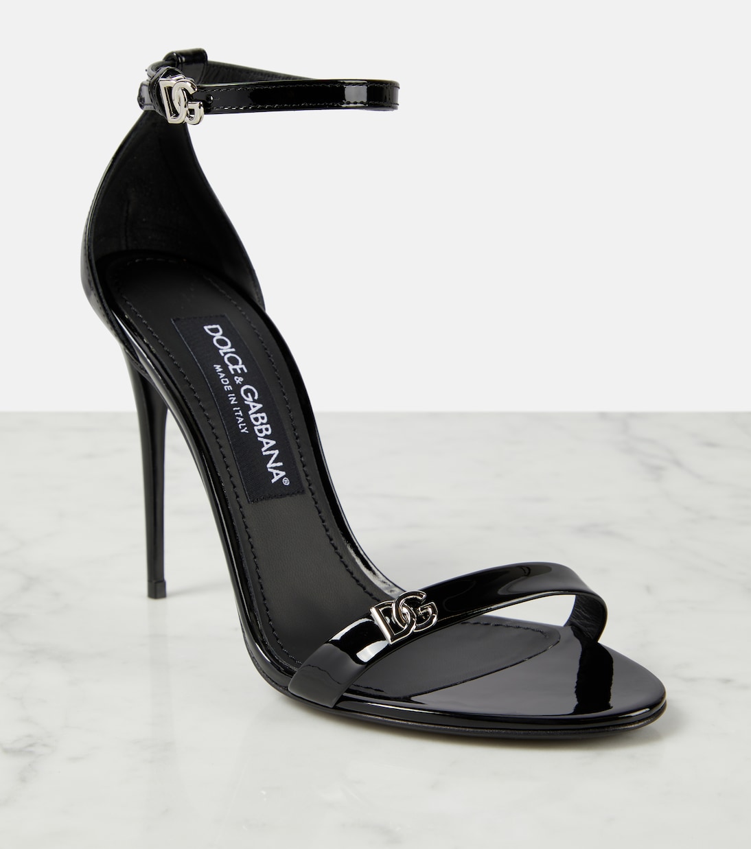 Sandales en cuir verni | Dolce&Gabbana