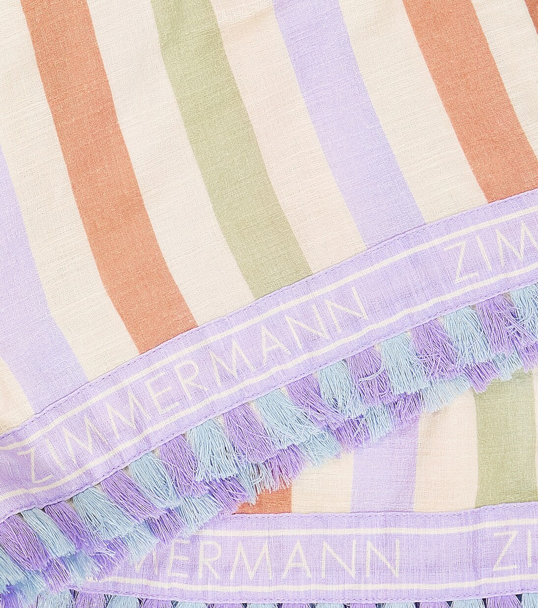 Shorts August de algodón a rayas | Zimmermann Kids