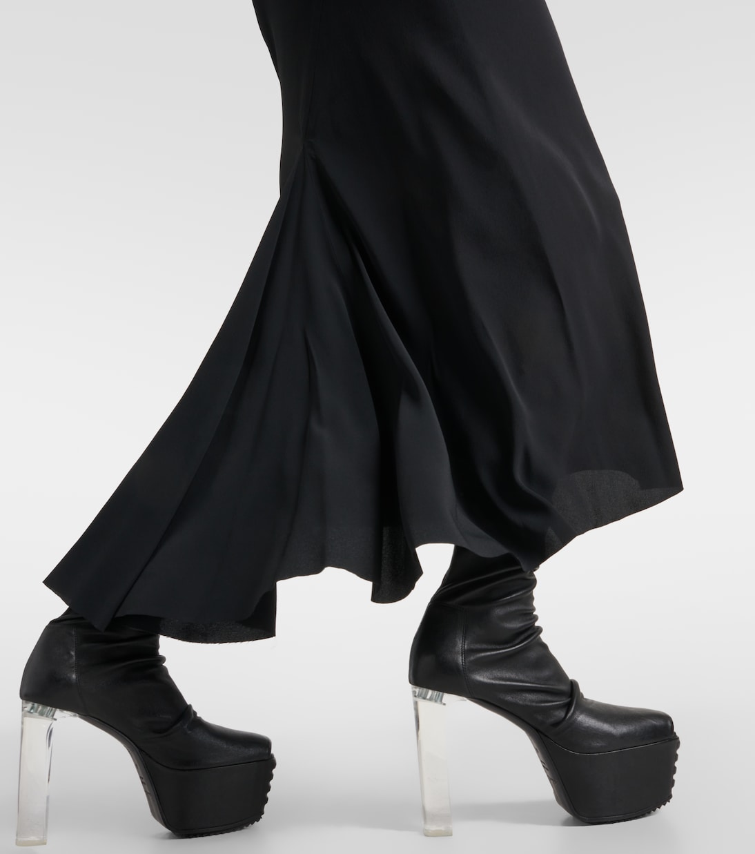 Falda midi de jersey | Rick Owens