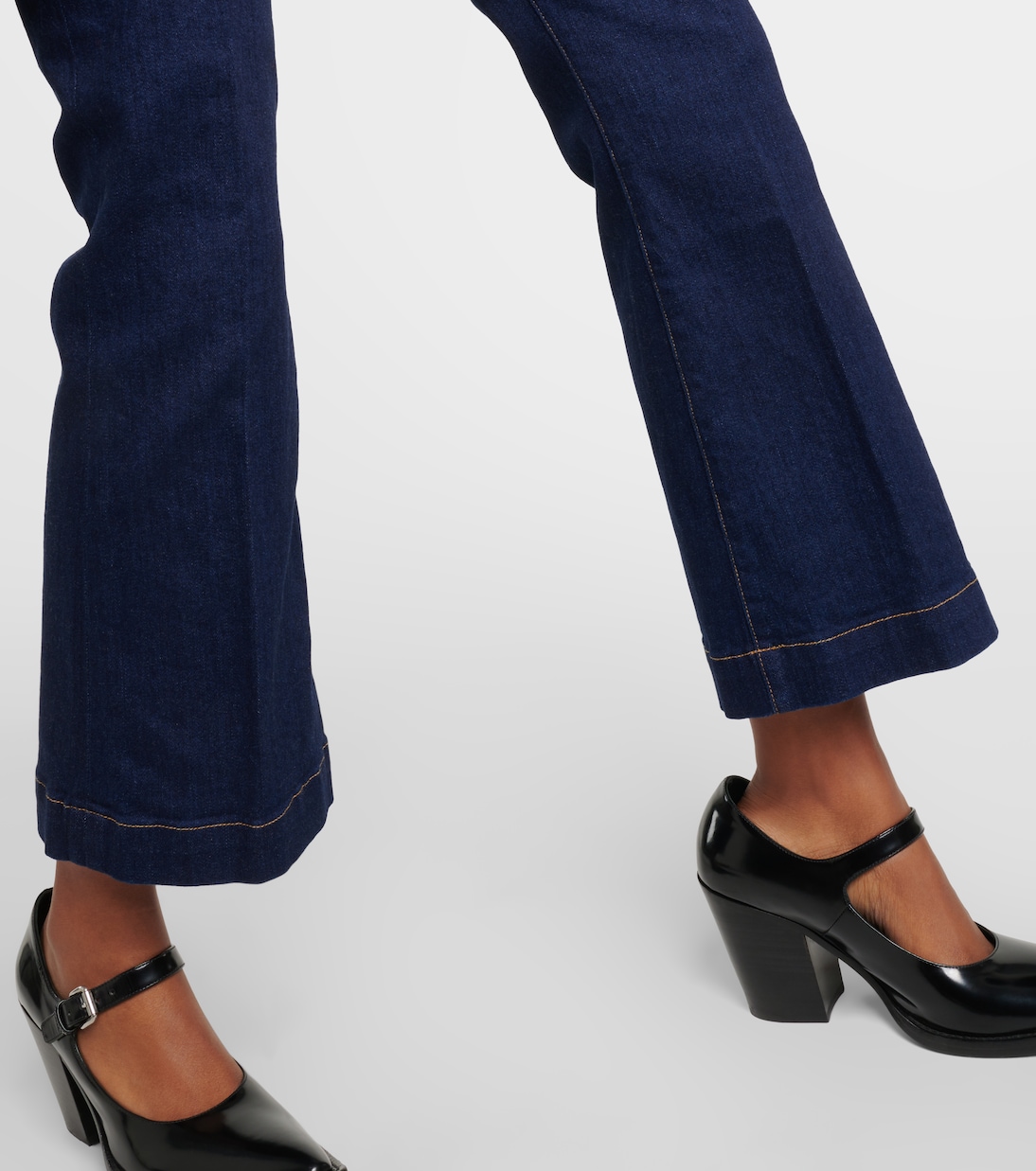 Cropped Flared Jeans Carson | Veronica Beard