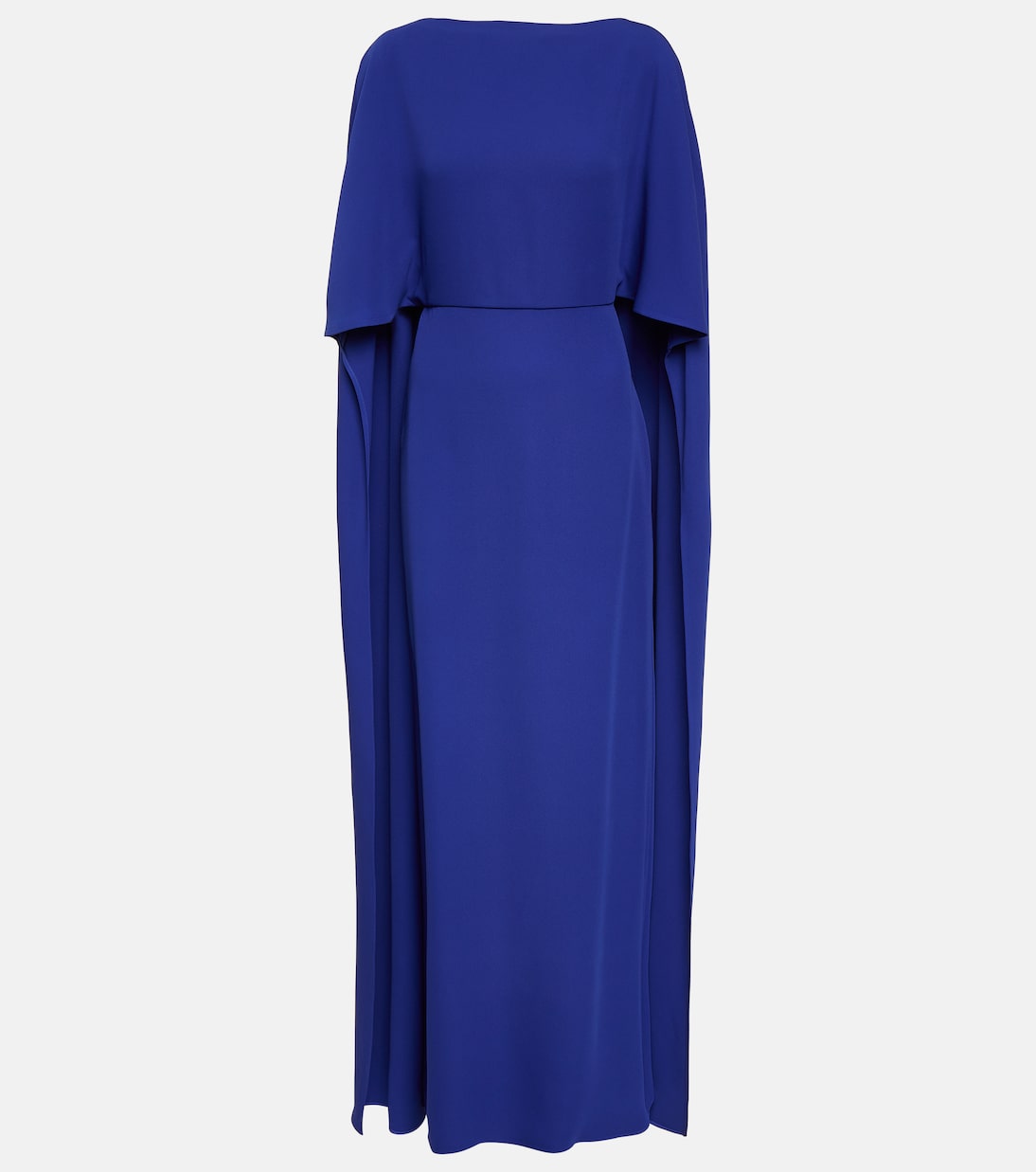 Vestido de fiesta de seda con capa | Valentino