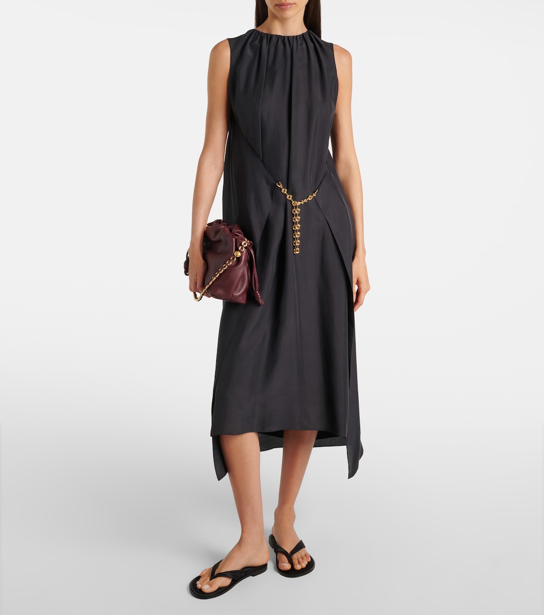 Sandali infradito Morgan in raso | A.Emery