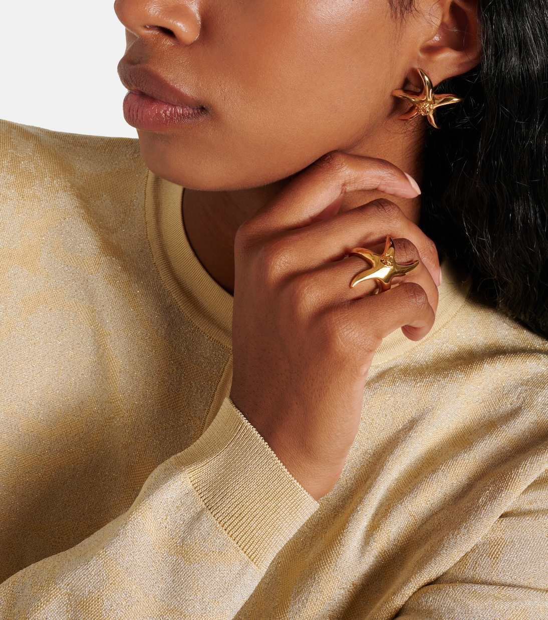 Barocco Sea logo earrings | Versace