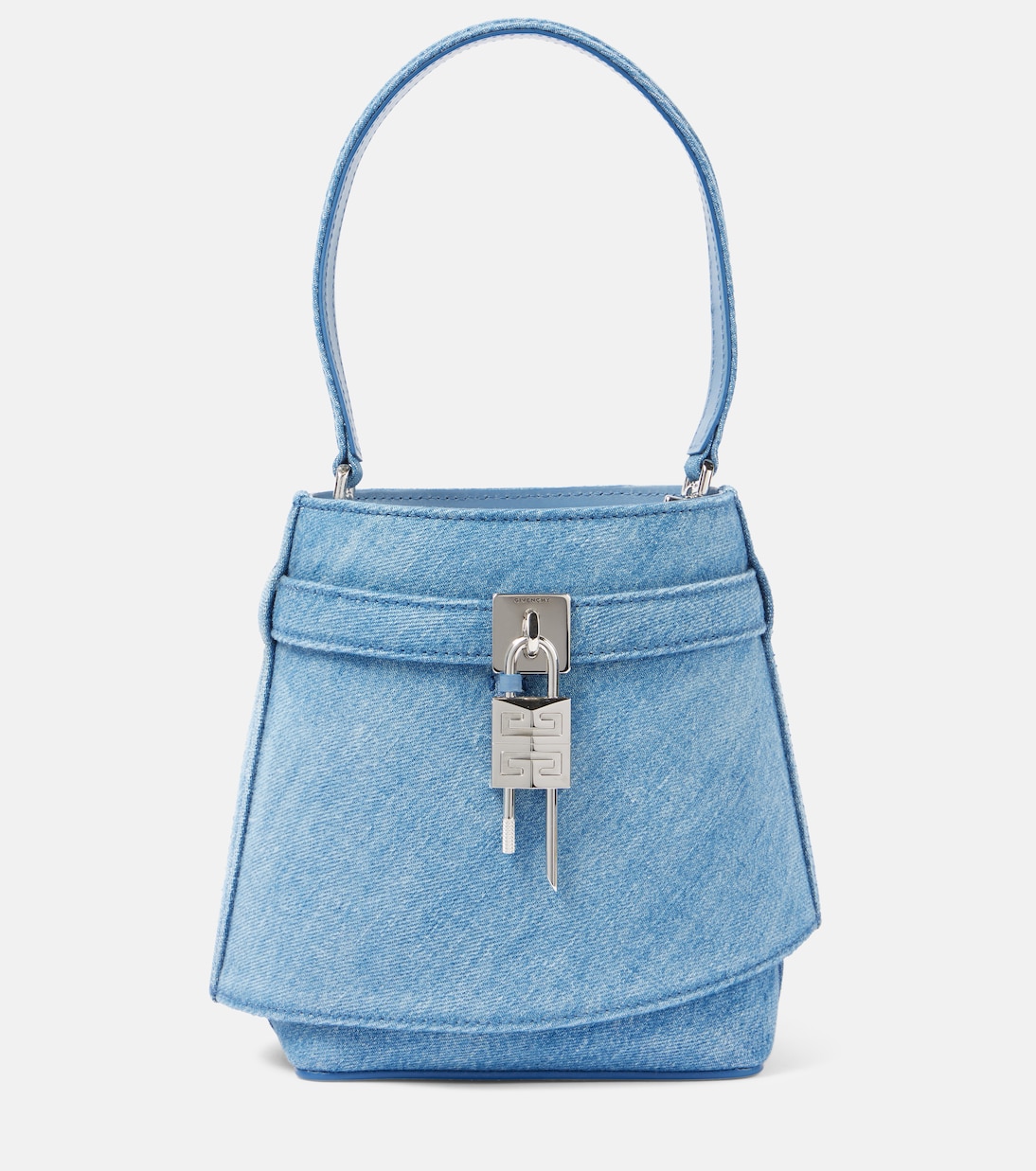 Bolso saco Shark Lock de denim | Givenchy