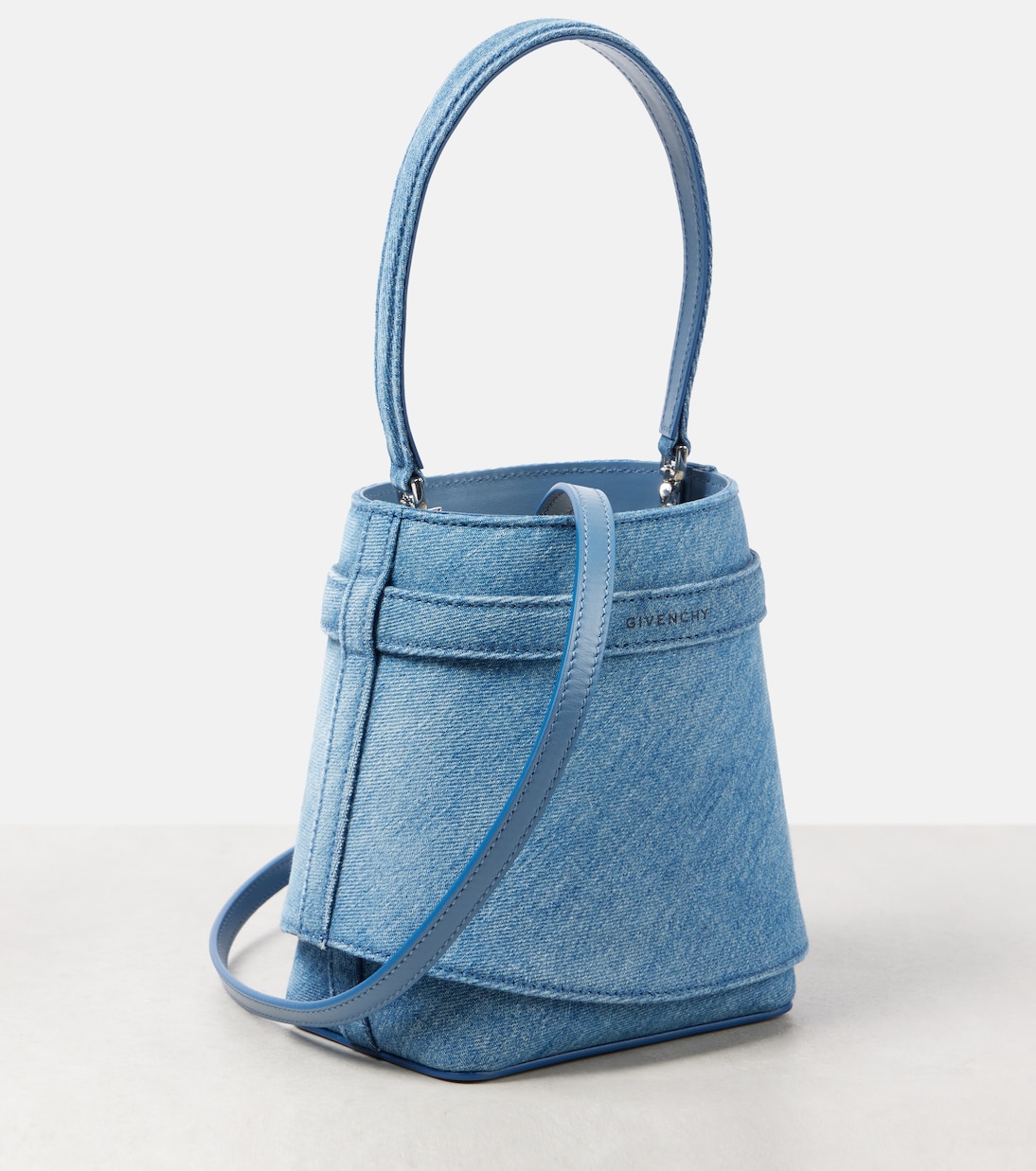 Bolso saco Shark Lock de denim | Givenchy