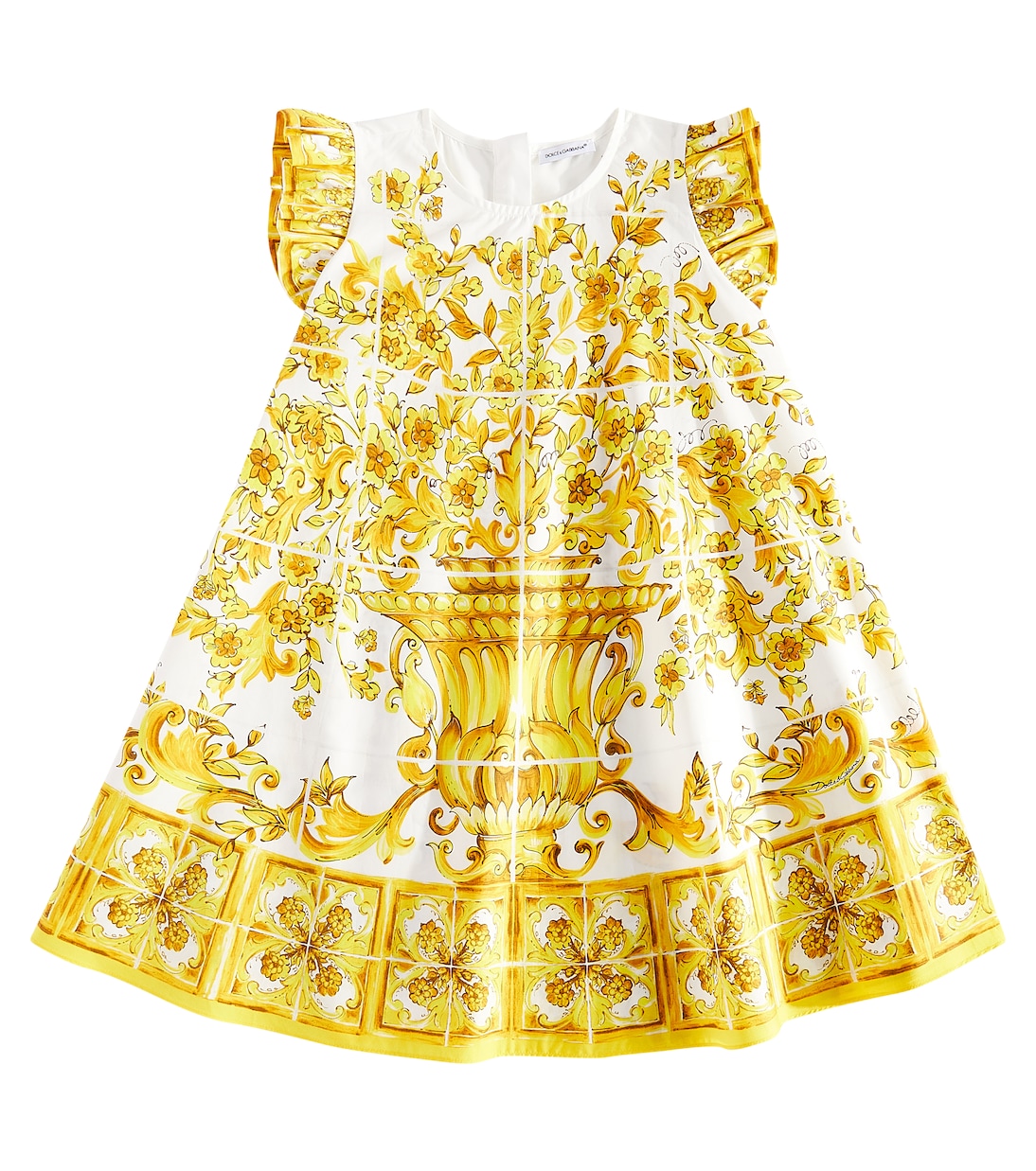 Abito in cotone con stampa | Dolce&Gabbana Kids