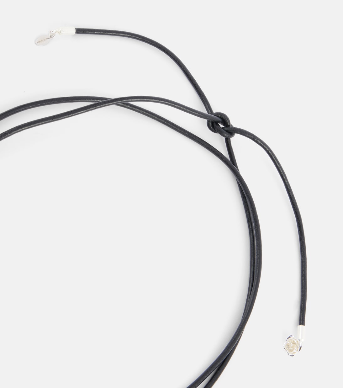 Collana Rose in argento sterling e pelle | Magda Butrym