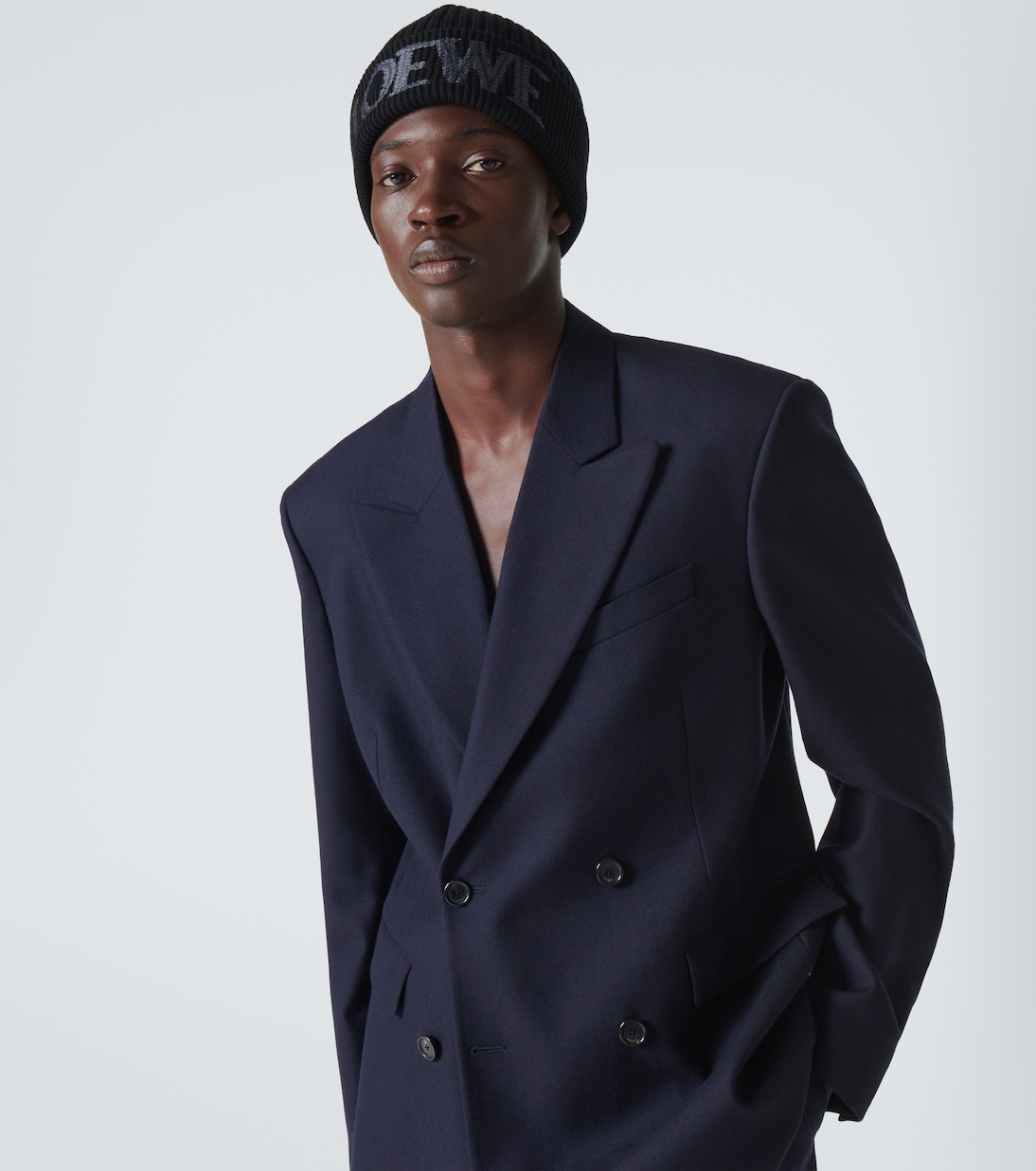 Bonnet en laine à logo | Loewe